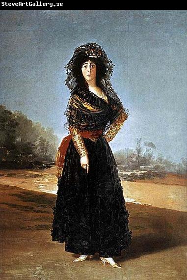 Francisco de Goya Portrait of the Duchess of Alba. Alternately known as The Black Duchess